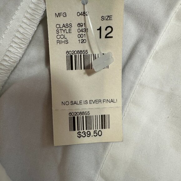 NWT L-RL Ralph Lauren Active White Stretch Pull On Pants Women’s Size Large - Picture 13 of 13